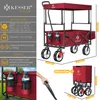KESSER® Bollerwagen faltbar mit Dach Handwagen Produktbild-Vorschau 6