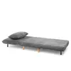 HOMLA Sofa SOLACE 1-osobowa, z funkcją spania sztruksowa Podgląd zdjęcia produktu 6