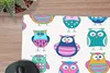 MuchoWow® Mauspad Mousepad Regenbogen - Eule - Cartoon Produktbild-Vorschau 2