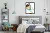 MuchoWow® Gerahmtes Poster Illustration eines Fußball Produktbild-Vorschau 4