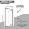 Windhager Fliegengitter Magnetvorhang für Türen, 1.1m Produktbild-Vorschau 3