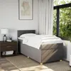 Boxspringbett mit Matratze Taupe 90x200 cm Stoff Produktbild-Vorschau 3