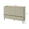 Kommode LICO 150x105x40 cm Eukalyptus, Sideboard mit 3 Produktbild-Vorschau 6