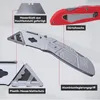 Cuttermesser Profi Set 3-teilig 50 Ersatzklingen Aluminium Produktbild-Vorschau 4