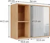 Koupelnová skříňka se zrcadlem Vicco Lucie Bambus 54 x 44.5 Náhled obrázku produktu 2