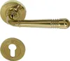 Türbeschlag 1662 Helena R PZ Messing poliert Türdrücker Produktbild-Vorschau 1