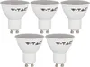 A group of five V-TAC LED light bulbs arranged in two rows on a white background. Produktbild-Vorschau