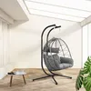 Juskys Doppelhängesessel Aria - Polyrattan Hängesessel mit Produktbild-Vorschau 10