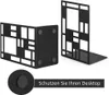 Buchstütze, Buchstützen Metall, Buchstütze schwarz 1 Paar, Produktbild-Vorschau 2