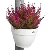elho® Vibia campana Fallrohr Pflanzgefäß Seidenweiß 22 cm - Produktbild-Vorschau 3