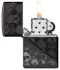 Accendino Zippo Armor High Polish Black con teschi, Anteprima dell’immagine prodotto 5