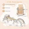 COSTWAY 4 in 1 Kletterdreieck mit Rutsche, Kletterbogen, Produktbild-Vorschau 7