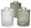 Vase Tonja 3er-SET Grün - Flaschenvase H=11,5cm Produktbild-Vorschau 1