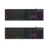 2x RGB LED Gaming QWERTZ Tastatur Schwarz USB Keyboard Produktbild-Vorschau 1
