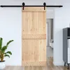 vidaXL Deur NARVIK 70 x 210 cm, massief beuken Productafbeelding-voorbeeld 4
