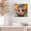 DEQOART Glasbild Echtglas 30x30 cm 'Bunte Produktbild-Vorschau 4