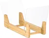 Relaxdays Schallplattenständer, für 50 LPs, Bambus, Acryl, Produktbild-Vorschau 5