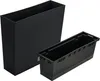 A black planter box and its inner liner are shown against a white background. Náhled obrázku produktu