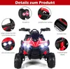 12V Quad Kinder, 3-6 km/h Elektroquad mit Scheinwerfern & Produktbild-Vorschau 7