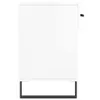 vidaXL Panca per scarpe bianco lucido 102x35x55 cm Anteprima dell’immagine prodotto 5