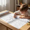 Relaxdays Tovaglia da colorare per bambini, set da 2, carta Anteprima dell’immagine prodotto 2