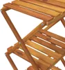 vidaXL Składana półka 3 półki brązowa 43x31x63 cm lite Podgląd zdjęcia produktu 11
