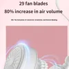 Zimilo Mini Ventilator 3 in 1, Tragbar Nackenventilator, Produktbild-Vorschau 2
