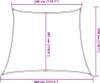 vidaXL Markíza 160 g/m² krémová 3/4x3 m HDPE Náhľad obrázku produktu 7