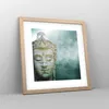 Gerahmtes Poster - Rahmen in heller Eiche - Buddha Grafik Produktbild-Vorschau 8