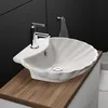 Muschel Waschbecken Vintage Aufsatz-Waschbecken Barock Stil Produktbild-Vorschau 3