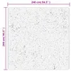 vidaXL Teppich OVIEDO Kurzflor Beige 240x240 cm Produktbild-Vorschau 8