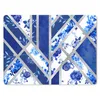 MuchoWow® Mauspad Mousepad Delfter Blau - Design - Abstrakt Produktbild-Vorschau 1