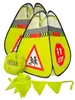 HECKBO 2x Straßenwarnschild Achtung Kinder Schild spielende Produktbild-Vorschau 1
