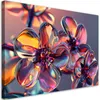 Leinwandbild Glasblumen in Pastellfarben 120x80 Feeby Bunt Produktbild-Vorschau 1