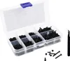 800x M2 Schrauben Set Schwarz – Holzschrauben Set 4-16mm – Produktbild-Vorschau 1