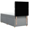 Boxspringbett mit Matratze Hellgrau 90x200 cm Stoff Produktbild-Vorschau 6