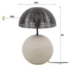 AnLi Style Tischlampe Sphere 1-flammig / Mattbeige Produktbild-Vorschau 4