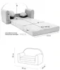 Kindersofa Schlafsofa 3in1 Velo Spielsofa für Kinder Sofa Produktbild-Vorschau 4