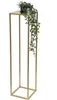 DanDiBo Blumenhocker Metall Gold Eckig 100 cm Blumenständer Produktbild-Vorschau 1