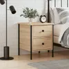 vidaXL Table de nuit chêne Sonoma 40x42x50 cm bois Voir les images du produit 2
