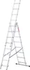 Baulich | Leiter - Aluminiumleiter - 3x8 Stufen - Klappbar Produktbild-Vorschau 3