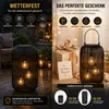 Formano Solarlaterne Außen Garten große Rattan Solar Produktbild-Vorschau 7