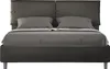 ITYHOME - Gepolstertes Bett mit Lattenrost 160x200 mit Produktbild-Vorschau 1