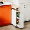SoBuy meuble rangement WC tiroir avec étagère Blanc Moderne Voir les images du produit 2