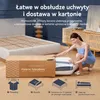 Materac 90x200 26 cm z zintegrowanym topperem, 7-strefowy Podgląd zdjęcia produktu 12