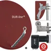 DUR-line Select 85/90cm Komplettanlage rot + Quad LNB Produktbild-Vorschau 2