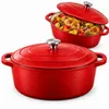 Gusseisen Bräter Oval 28,5 cm 4L mit Deckel, emailliert, Produktbild-Vorschau 1
