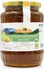 A jar of honey on a white background with a label showing a landscape and product details. Produktbild-Vorschau