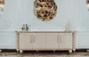 Casa Padrino Luxus Art Deco Sideboard Grau / Weiß / Gold Produktbild-Vorschau 2