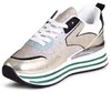 topschuhe24 2691 Damen Plateau Sneaker Glitzer Halbschuhe , Produktbild-Vorschau 2
